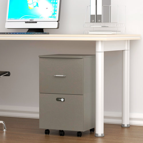 Inbox Zero Kurtlyn 17.75'' W 2 Drawer File Filing